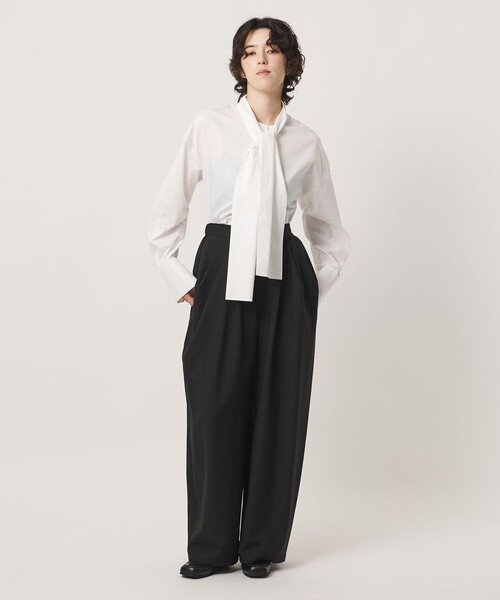 MARW UNITED ARROWS(マルゥ ユナイテッドアローズ)の「<MARW UNITED ARROWS>リボン ブラウス(シャツ/ブラウス・レディース・ホワイト/ライトブルー・FREE)」の7枚目の写真