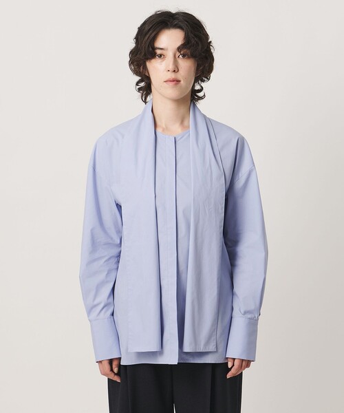 MARW UNITED ARROWS(マルゥ ユナイテッドアローズ)の「<MARW UNITED ARROWS>リボン ブラウス(シャツ/ブラウス・レディース・ホワイト/ライトブルー・FREE)」の8枚目の写真