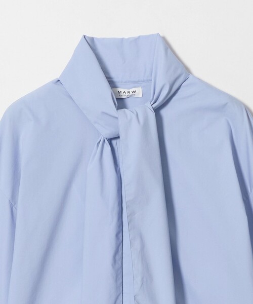 MARW UNITED ARROWS(マルゥ ユナイテッドアローズ)の「<MARW UNITED ARROWS>リボン ブラウス(シャツ/ブラウス・レディース・ホワイト/ライトブルー・FREE)」の13枚目の写真