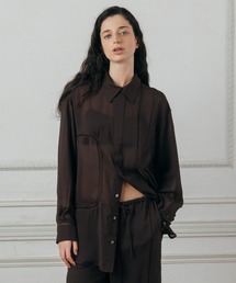 LADDER LACE DETAIL SHIRT/ラダーレースディテールシャツ