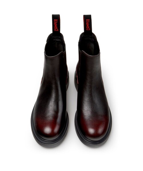 CAMPER（カンペール）の「[カンペール] DEAN / アンクルブーツ（ブーツ・レディース・ワインレッド・23.5cm/23.0cm/24.0cm/25.0cm）」の4枚目の写真