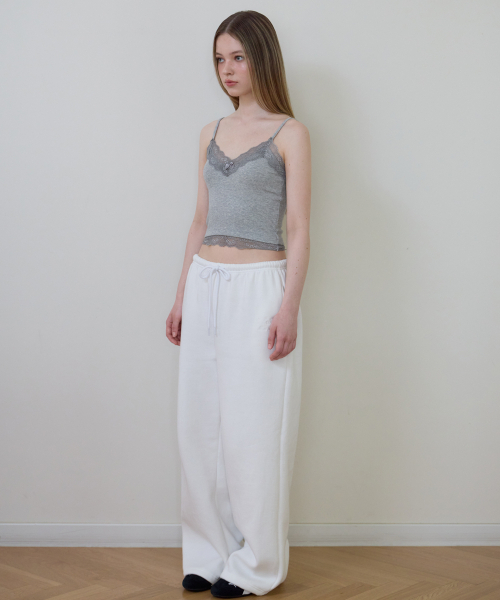 ROSEFRANTZ（ロゼフランツ）の「Lace Trim Sleeveless [Gray]（Tシャツ/カットソー・レディース・ライトグレー・SMALL/MEDIUM）」の3枚目の写真
