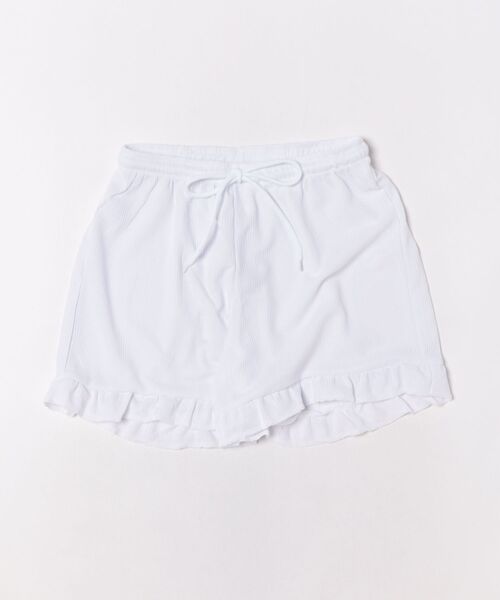 Pittok(ピットク)の「フリルフレアワッフル地ショートパンツ(その他パンツ・レディース・グレー/ホワイト/ブラック・MEDIUM)」の8枚目の写真