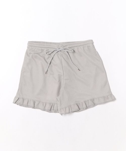 Pittok(ピットク)の「フリルフレアワッフル地ショートパンツ(その他パンツ・レディース・グレー/ホワイト/ブラック・MEDIUM)」の10枚目の写真