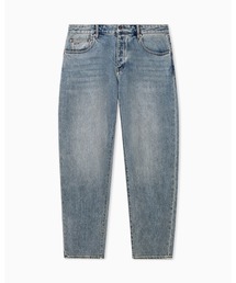 【A|X アルマーニ エクスチェンジ】ライトブルーウォッシュ ルーズテーパード デニムパンツ_J82 LOOSE TAPERED