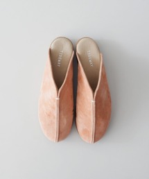 PIGSUEDE FLAT SANDAL