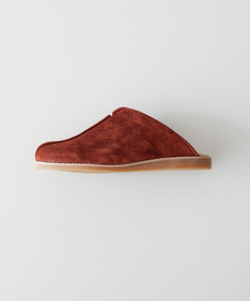 TIDEWAY（タイドウェイ）の「PIGSUEDE FLAT SANDAL（サンダル・レディース・ブラック/チャコールグレー/ブラウン/サーモンピンク/ベージュ・SMALL/MEDIUM/LARGE）」の16枚目の写真