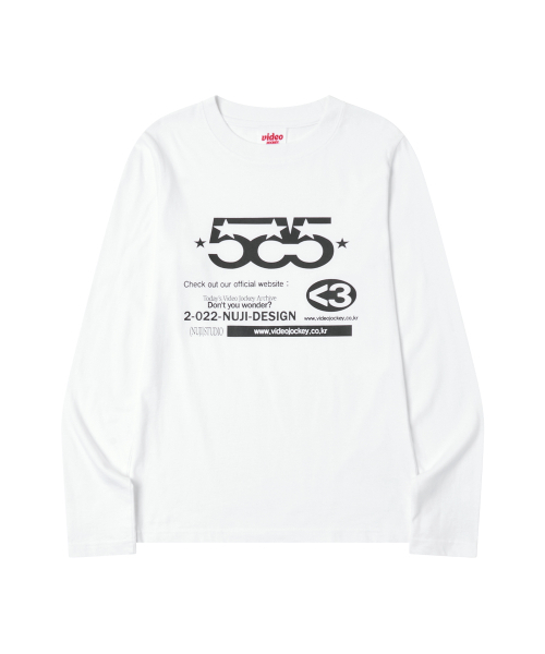 Video Jockey（ビデオジョッキー）の「GOGOGO ロングスリーブTシャツ [ホワイト]（Tシャツ/カットソー・レディース・ホワイト・SMALL/MEDIUM）」の5枚目の写真