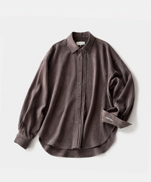 Silky Suede Cupro Pintuck Shirt S192