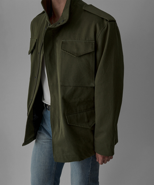 BOWLOW PRODUCT（バウロープロダクト）の「コットンフィールドジャケット [カーキ]（その他アウター・メンズ・その他・MEDIUM/X-LARGE/LARGE）」の4枚目の写真