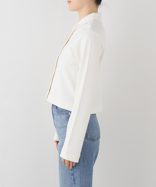 EDIT. FOR LULU(エディットフォールル)の「【NOHRA /ノーラ】Cotton silk shrts cardigan(カーディガン/ボレロ・レディース・ホワイト・FREE)」の7枚目の写真