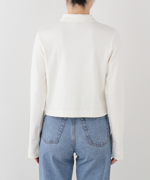 EDIT. FOR LULU(エディットフォールル)の「【NOHRA /ノーラ】Cotton silk shrts cardigan(カーディガン/ボレロ・レディース・ホワイト・FREE)」の8枚目の写真