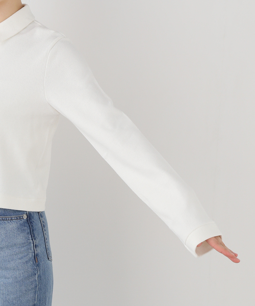 EDIT. FOR LULU(エディットフォールル)の「【NOHRA /ノーラ】Cotton silk shrts cardigan(カーディガン/ボレロ・レディース・ホワイト・FREE)」の9枚目の写真