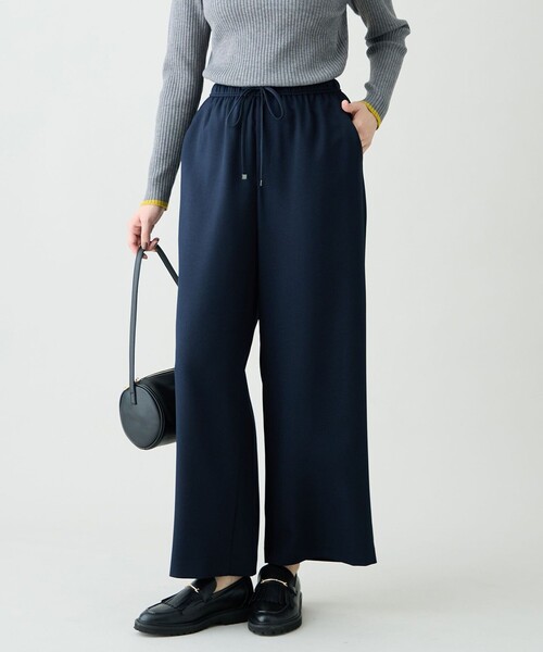 ANY（エニィ）の「パウダリーツイード ワイドストレートパンツ（セットアップ着用可）（その他パンツ・レディース・グレー系/ブラック系/ダークブラウン系3/ネイビー系/ベージュ系・SMALL/MEDIUM/LARGE）」の5枚目の写真