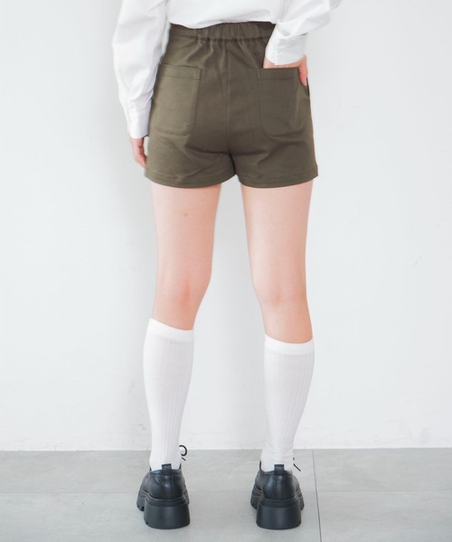 WEGO(ウィゴー)の「WEGO/【26年秋冬新作】ナポレオンマイクロショートパンツ(その他パンツ・レディース・カーキ/ブラック・FREE)」の8枚目の写真