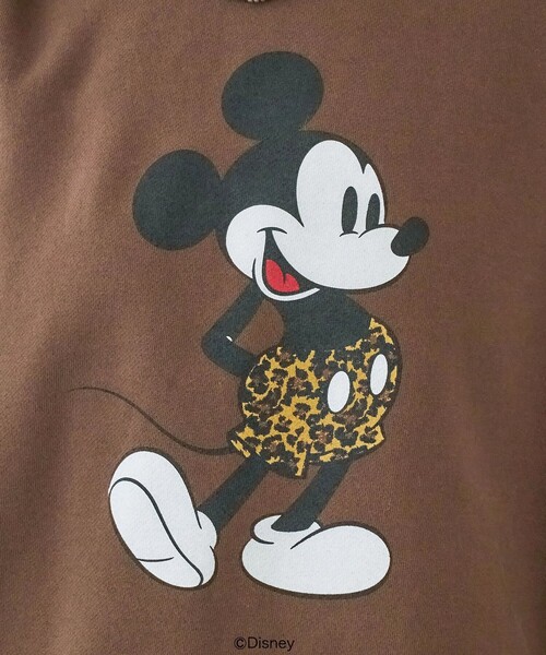 GOOD ROCK SPEED（グッドロックスピード）の「【SHIPS別注】GOOD ROCK SPEED:〈洗濯機可能〉MICKEY / SWEAT（スウェット・レディース・ライトブルー/ブラウン・ONE SIZE）」の3枚目の写真