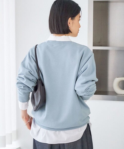GOOD ROCK SPEED（グッドロックスピード）の「【SHIPS別注】GOOD ROCK SPEED:〈洗濯機可能〉MICKEY / SWEAT（スウェット・レディース・ライトブルー/ブラウン・ONE SIZE）」の8枚目の写真