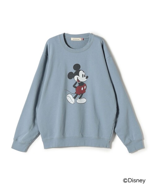 GOOD ROCK SPEED（グッドロックスピード）の「【SHIPS別注】GOOD ROCK SPEED:〈洗濯機可能〉MICKEY / SWEAT（スウェット・レディース・ライトブルー/ブラウン・ONE SIZE）」の15枚目の写真