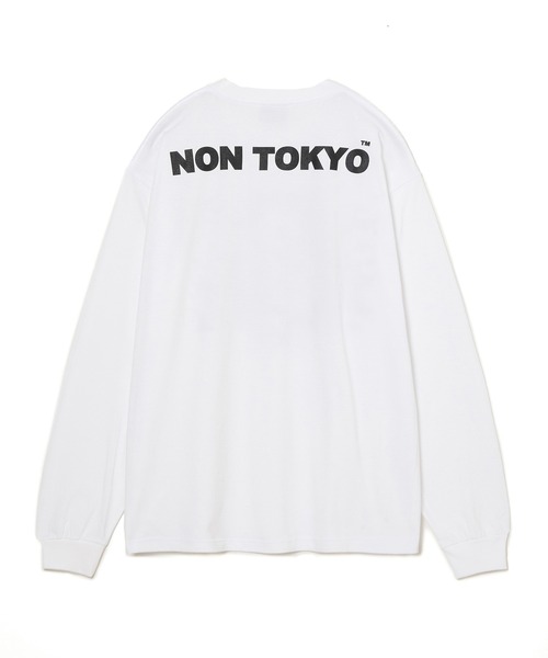 NON TOKYO(ノントーキョー)の「PRINT L/S T-SHIRT(MOSAIC FLOWER)(Tシャツ/カットソー・レディース・ネイビー/ホワイト/ブラック・2/1)」の9枚目の写真