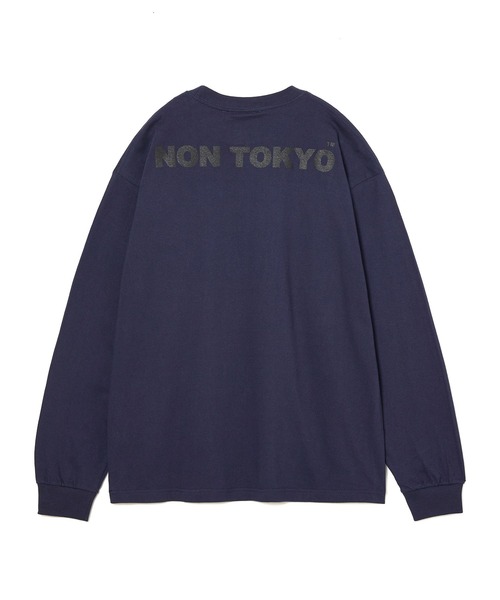 NON TOKYO(ノントーキョー)の「PRINT L/S T-SHIRT(MOSAIC FLOWER)(Tシャツ/カットソー・レディース・ネイビー/ホワイト/ブラック・2/1)」の15枚目の写真