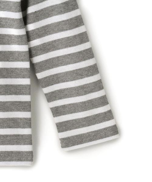 SAINT JAMES（セントジェームス）の「別注【SAINT JAMES(セントジェームス)】OUESSANT16①（Tシャツ/カットソー・キッズ・ホワイト/グレー/ネイビー・4A/8A/6A）」の13枚目の写真