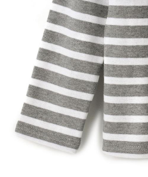 SAINT JAMES（セントジェームス）の「別注【SAINT JAMES(セントジェームス)】OUESSANT16①（Tシャツ/カットソー・キッズ・ホワイト/グレー/ネイビー・4A/8A/6A）」の5枚目の写真