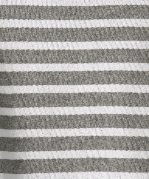 SAINT JAMES（セントジェームス）の「別注【SAINT JAMES(セントジェームス)】OUESSANT16①（Tシャツ/カットソー・キッズ・ホワイト/グレー/ネイビー・4A/8A/6A）」の6枚目の写真