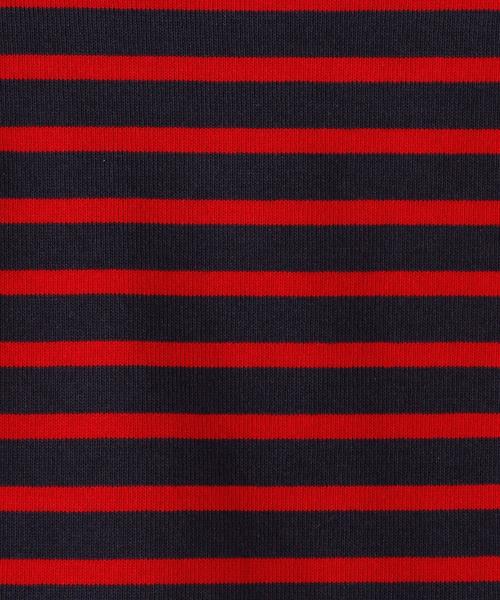 SAINT JAMES（セントジェームス）の「別注【SAINT JAMES(セントジェームス)】OUESSANT16①（Tシャツ/カットソー・キッズ・ホワイト/グレー/ネイビー・4A/8A/6A）」の4枚目の写真