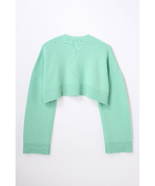 ENFOLD(エンフォルド)の「BUTTON CARDIGAN(ニット/セーター・レディース・ミント/ボルドー/ブラック・38)」の8枚目の写真
