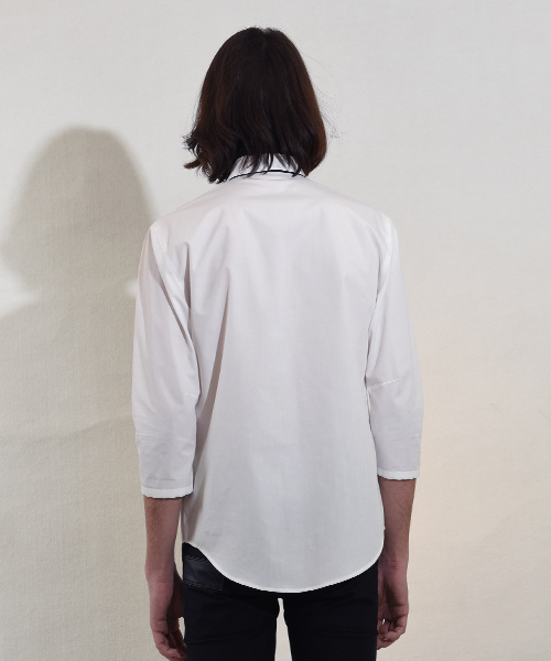 MILKBOY（ミルクボーイ）の「PIN TUCK シャツ（シャツ/ブラウス・メンズ・ホワイト/ホワイト×ブラック・FREE）」の9枚目の写真