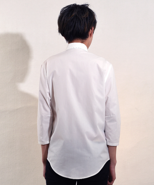 MILKBOY（ミルクボーイ）の「PIN TUCK シャツ（シャツ/ブラウス・メンズ・ホワイト/ホワイト×ブラック・FREE）」の7枚目の写真