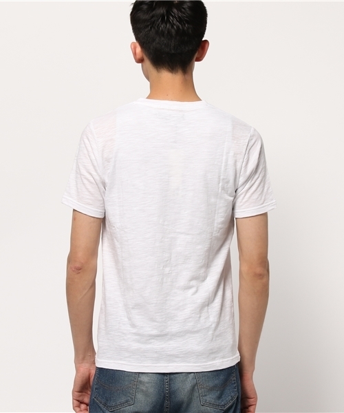 VENCEEXCHANGE（ヴァンスエクスチェンジ）の「スラブピグメントTシャツ   （Tシャツ/カットソー・メンズ・ホワイト/ピンク/グレー・MEDIUM/LARGE）」の5枚目の写真