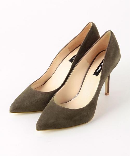 ODETTE E ODILE(オデットエオディール)の「OID ポインテッドトゥ パンプス85↓↑(パンプス・レディース・ワインレッド/レッド/ブラック/グレー/ゴールド/ダークグリーン/ネイビー/オリーブ・21.5㎝/23cm/23.5cm/22.5cm/22cm/24.5cm/24cm/25cm)」の4枚目の写真