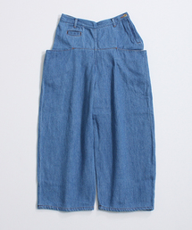 bulle de savon | ＊ルーズデニム　大きなポケット パンツ(デニムパンツ)