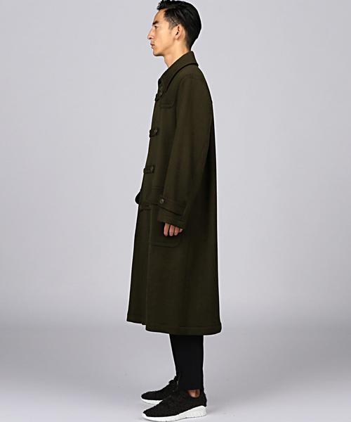 EN ROUTE（アンルート）の「ENR ツイルダッフルコート◆（ダッフルコート・メンズ・ブラック/オリーブ・1/2/3）」の12枚目の写真