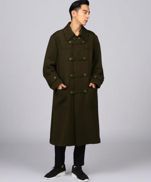 EN ROUTE（アンルート）の「ENR ツイルダッフルコート◆（ダッフルコート・メンズ・ブラック/オリーブ・1/2/3）」の13枚目の写真