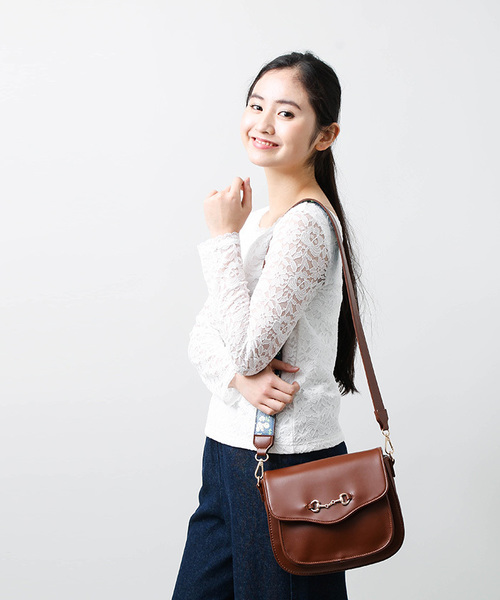 WEGO(ウィゴー)の「WEGO/2WAYレースロングスリーブカットソー(Tシャツ/カットソー・レディース・オフホワイト/ライトピンク/ブラック・FREE)」の22枚目の写真