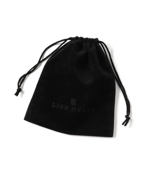 LION HEART（ライオンハート）の「【限定展開】“LH-1”ウェーブダブルリングネックレス/サージカルステンレス（金属アレルギー対応）【LION HEART / ライオンハート】（ネックレス・メンズ・ピンク/ブラック/ブルー/シルバー・FREE）」の5枚目の写真