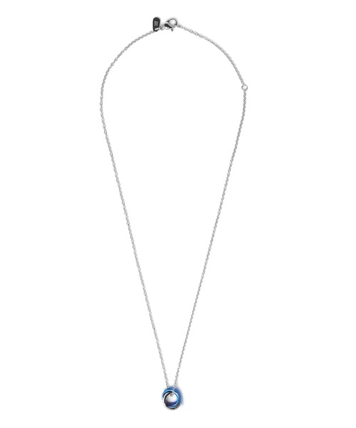 LION HEART（ライオンハート）の「【限定展開】“LH-1”ウェーブダブルリングネックレス/サージカルステンレス（金属アレルギー対応）【LION HEART / ライオンハート】（ネックレス・メンズ・ピンク/ブラック/ブルー/シルバー・FREE）」の16枚目の写真