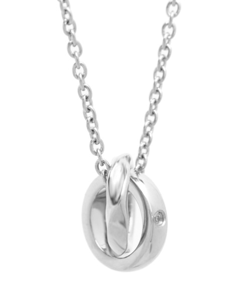 LION HEART（ライオンハート）の「【限定展開】“LH-1”ウェーブダブルリングネックレス/サージカルステンレス（金属アレルギー対応）【LION HEART / ライオンハート】（ネックレス・メンズ・ピンク/ブラック/ブルー/シルバー・FREE）」の7枚目の写真