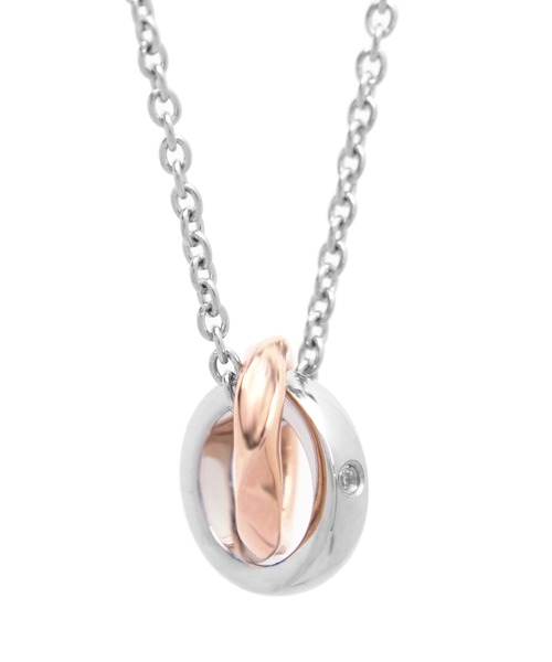 LION HEART（ライオンハート）の「【限定展開】“LH-1”ウェーブダブルリングネックレス/サージカルステンレス（金属アレルギー対応）【LION HEART / ライオンハート】（ネックレス・メンズ・ピンク/ブラック/ブルー/シルバー・FREE）」の19枚目の写真