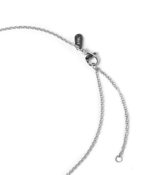 LION HEART（ライオンハート）の「【限定展開】“LH-1”ウェーブダブルリングネックレス/サージカルステンレス（金属アレルギー対応）【LION HEART / ライオンハート】（ネックレス・メンズ・ピンク/ブラック/ブルー/シルバー・FREE）」の21枚目の写真