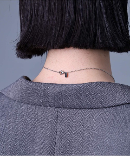 LION HEART（ライオンハート）の「【限定展開】“LH-1”ウェーブダブルリングネックレス/サージカルステンレス（金属アレルギー対応）【LION HEART / ライオンハート】（ネックレス・メンズ・ピンク/ブラック/ブルー/シルバー・FREE）」の22枚目の写真