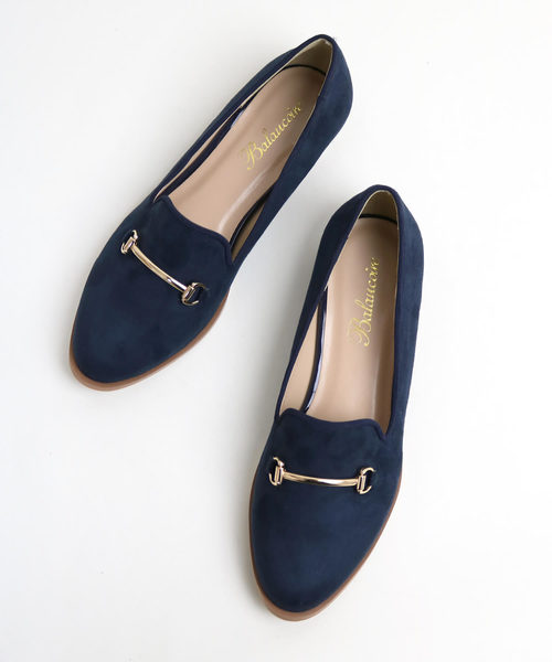 Balancoire（ブランコアール）の「ゴールドビットスエードシューズ（ローファー・レディース・ブラック/キャメル/ベージュ/ブラウン/カーキ/ダークベージュ/ブラック系その他/ネイビー/パイソン/グレイッシュベージュ/ブラウン系その他/チェック/ブルーグリーン/ブラック系その他2/ブラウン系その他2・LL/L/S/M）」の11枚目の写真