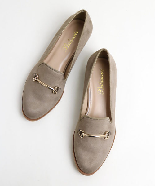 Balancoire（ブランコアール）の「ゴールドビットスエードシューズ（ローファー・レディース・ブラック/キャメル/ベージュ/ブラウン/カーキ/ダークベージュ/ブラック系その他/ネイビー/パイソン/グレイッシュベージュ/ブラウン系その他/チェック/ブルーグリーン/ブラック系その他2/ブラウン系その他2・LL/L/S/M）」の8枚目の写真