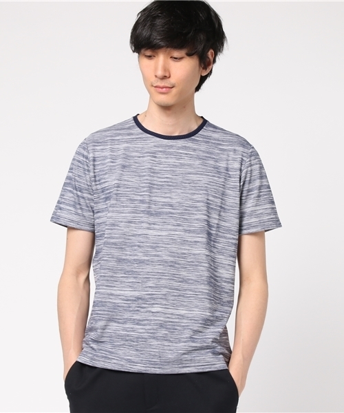 MEN'S BIGI（メンズビギ）の「クルーネック半袖Ｔシャツ（大人Tシャツ） / スラブ天竺（Tシャツ/カットソー・メンズ・グレー/ホワイト/ネイビー・M/S/L）」の3枚目の写真
