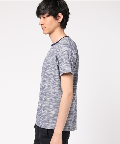MEN'S BIGI（メンズビギ）の「クルーネック半袖Ｔシャツ（大人Tシャツ） / スラブ天竺（Tシャツ/カットソー・メンズ・グレー/ホワイト/ネイビー・M/S/L）」の4枚目の写真