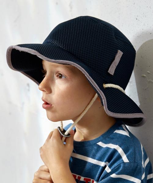 Lee（リー）の「【KIDS】Lee(リー)ダブルラッセルハット ◆（ハット・キッズ・レッド/ネイビー・52cm/54cm）」の2枚目の写真