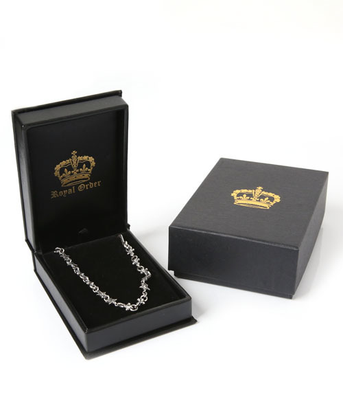 ROYAL ORDER(ロイヤルオーダー)の「STARSHINE w/ FLEUR DE LIS BRACELET(ブレスレット・メンズ・シルバー・US-7/US-6)」の3枚目の写真
