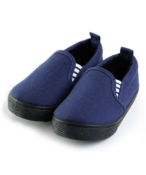 Ampersand(アンパサンド)の「ベビースリッポン(スリッポン・キッズ・ブラック/マスタード/ネイビー/ピンク/カーキ/グレー・15 /14.5/14/13.5/13)」の4枚目の写真